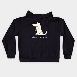 Kiss the paw Kids Hoodie